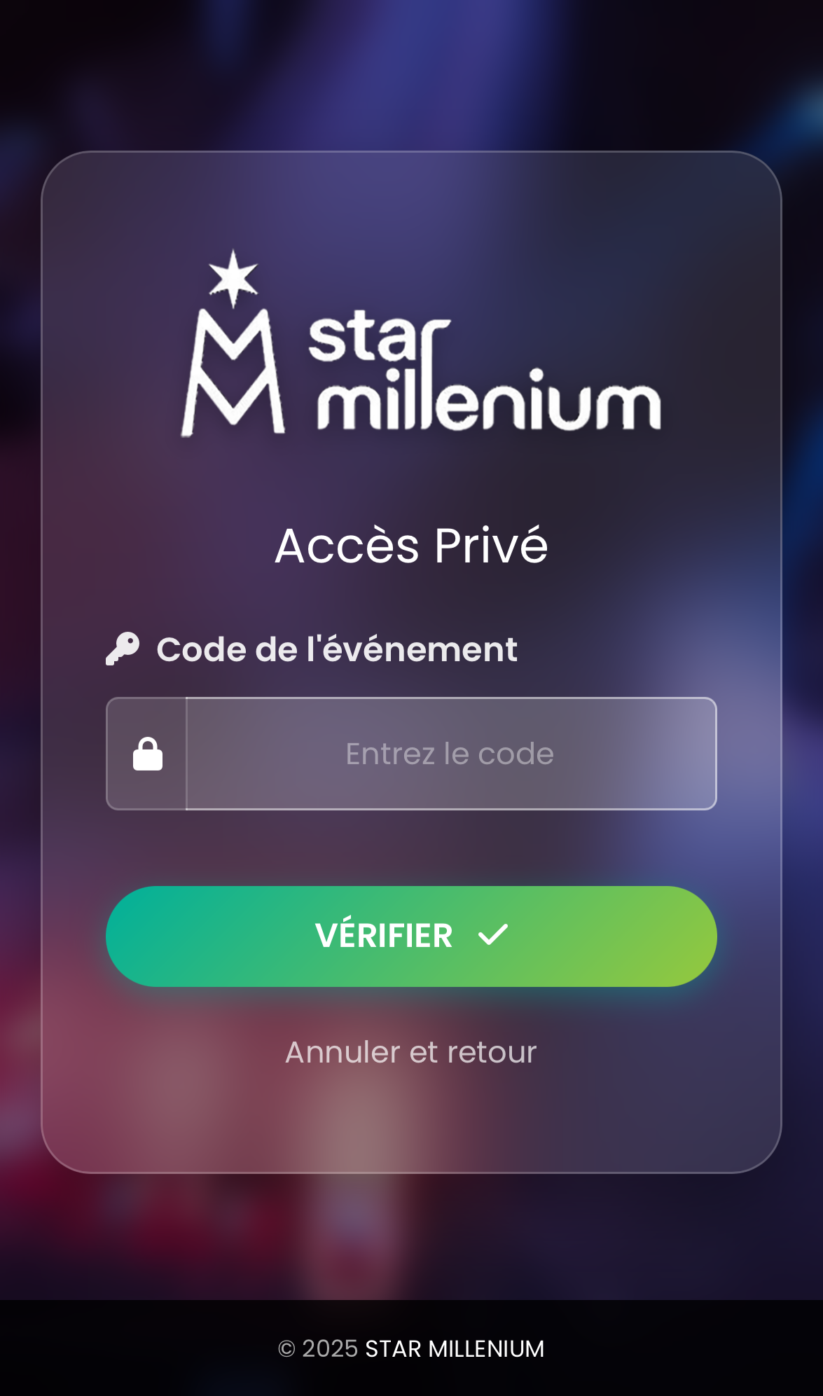 Nouveau code app