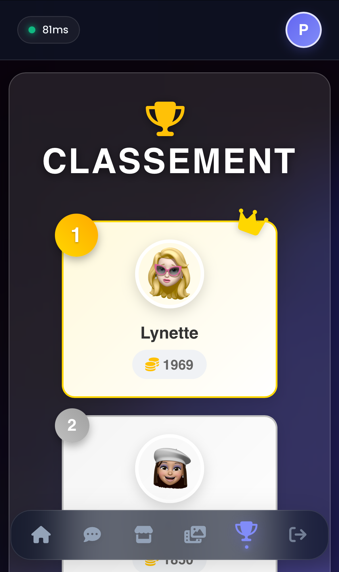 Nouveau classement