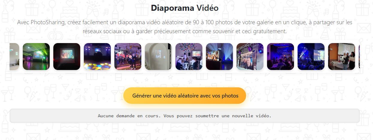 Illustration de l’article : Transformez vos photos en video automatiquement  nouvelle fonctionnalite sur PhotoSharing