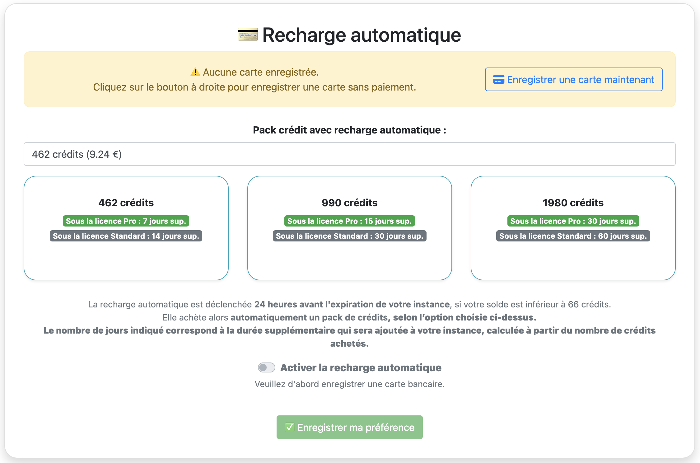Illustration de l’article : Nouvelle fonctionnalite : Recharge automatique des credits sur PhotoSharing