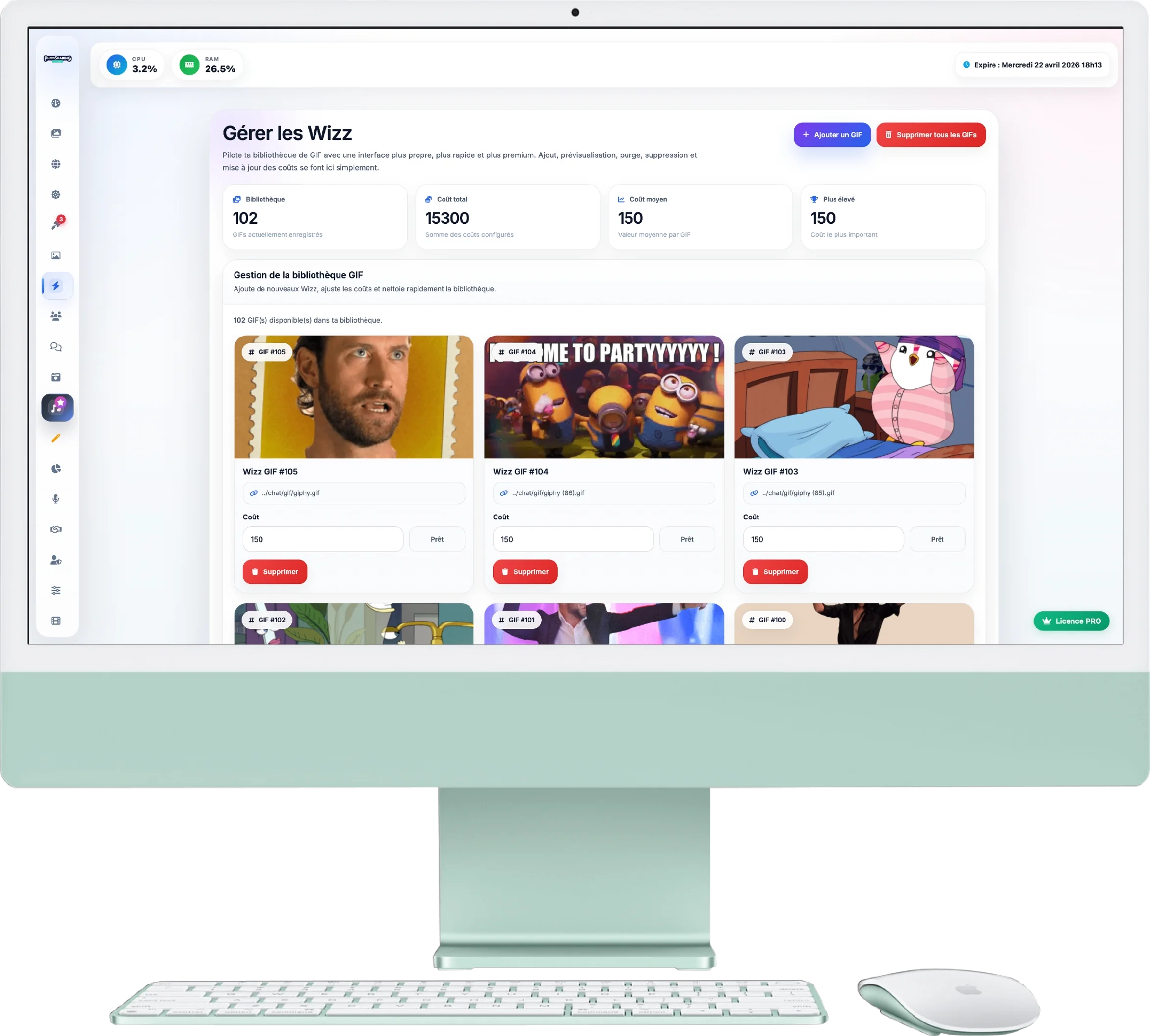Aperçu de la gestion des Wizz