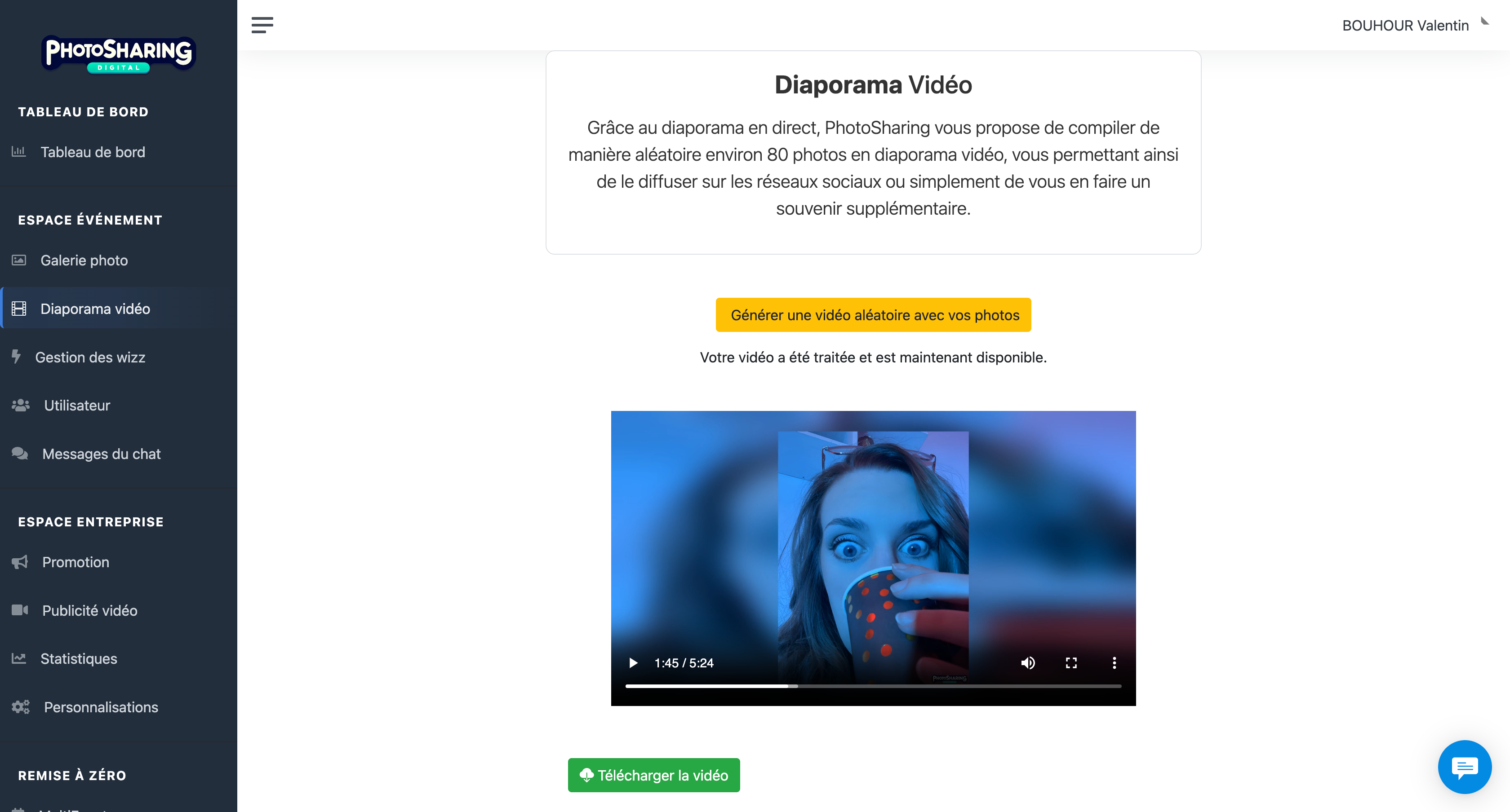 Diaporama vidéo